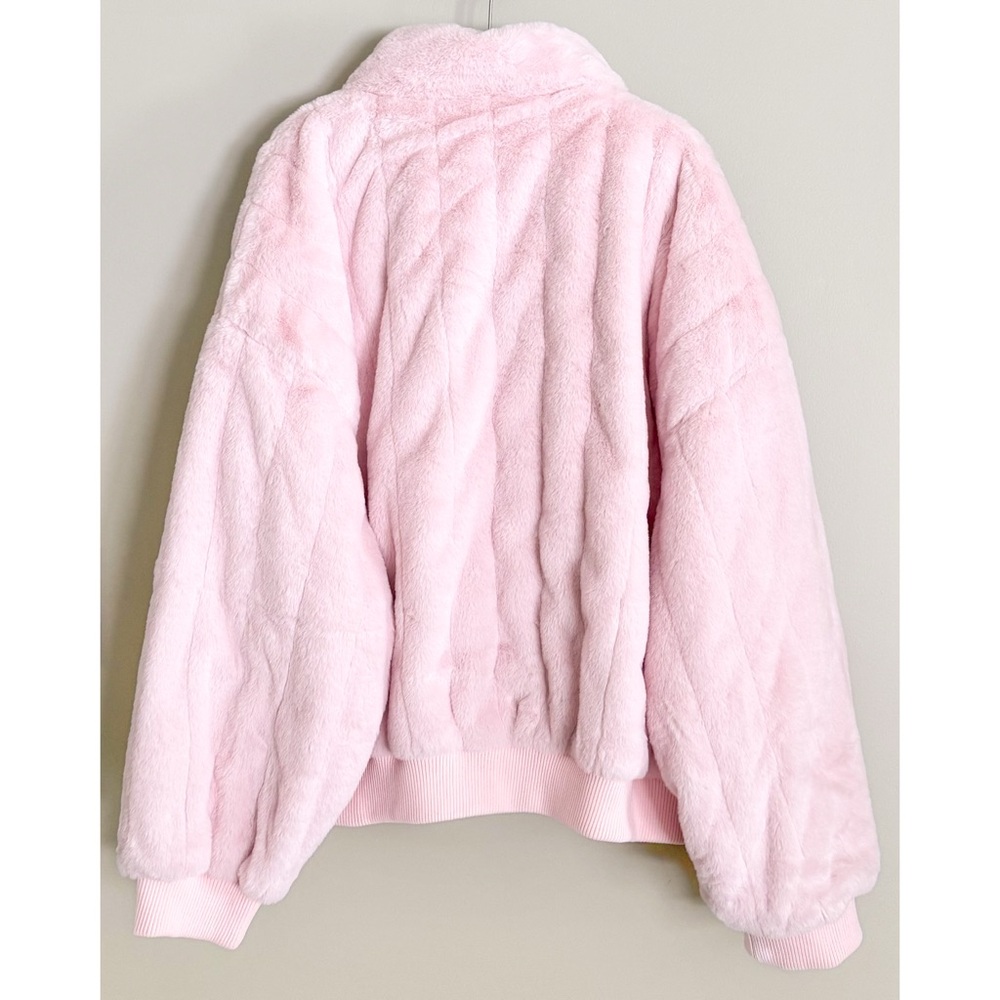 NWT Offline by Aerie Oversized Faux Fur Full Zip Jacket Women’s Size XXL - Picture 3 of 7
